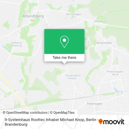It-Systemhaus Roottec Inhaber Michael Knop map