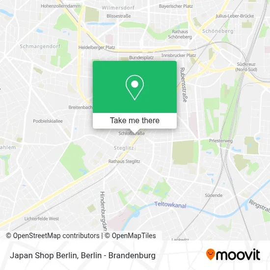 Japan Shop Berlin map