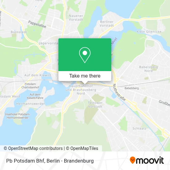 Pb Potsdam Bhf map
