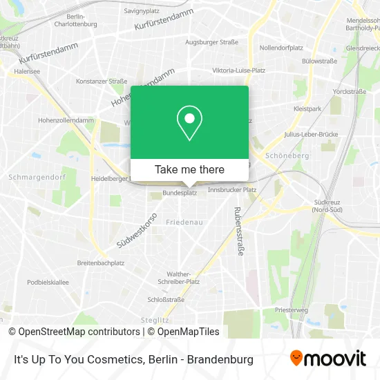 It's Up To You Cosmetics map