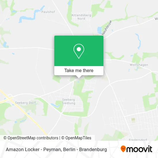 Amazon Locker - Peyman map
