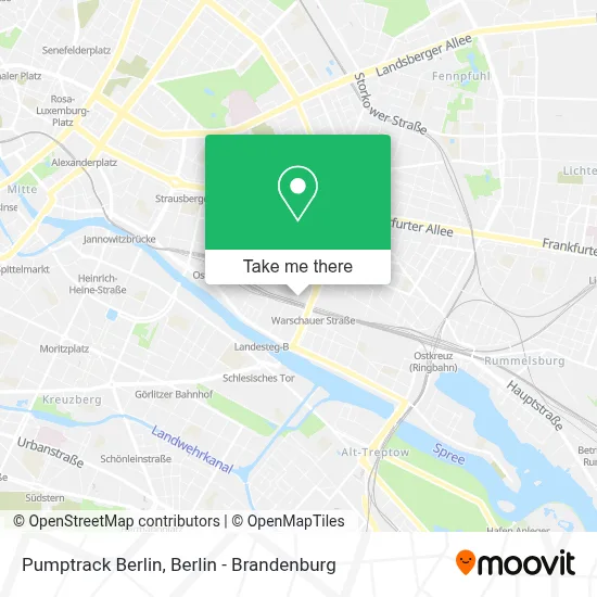 Pumptrack Berlin map