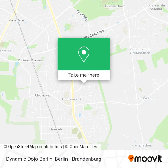Dynamic Dojo Berlin map