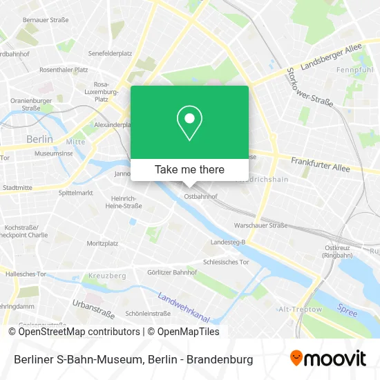 Berliner S-Bahn-Museum map