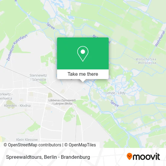 Spreewaldtours map