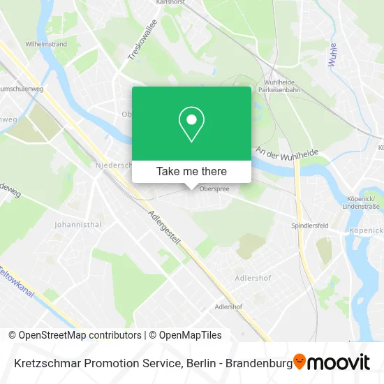 Kretzschmar Promotion Service map