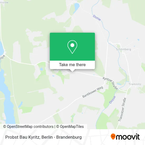 Probst Bau Kyritz map