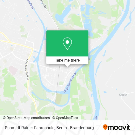 Schmidt Rainer Fahrschule map