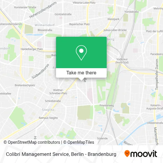 Colibri Management Service map