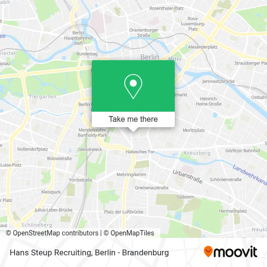 Hans Steup Recruiting map