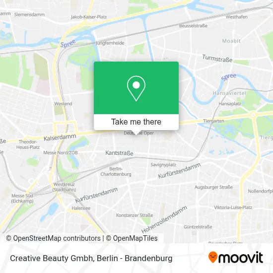 Creative Beauty Gmbh map