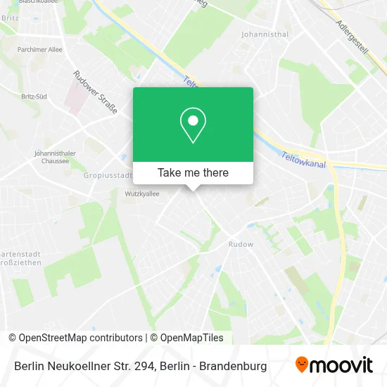 Berlin Neukoellner Str. 294 map