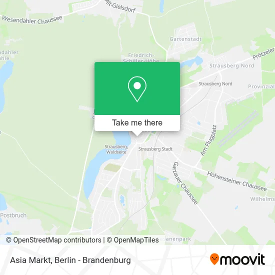 Asia Markt map