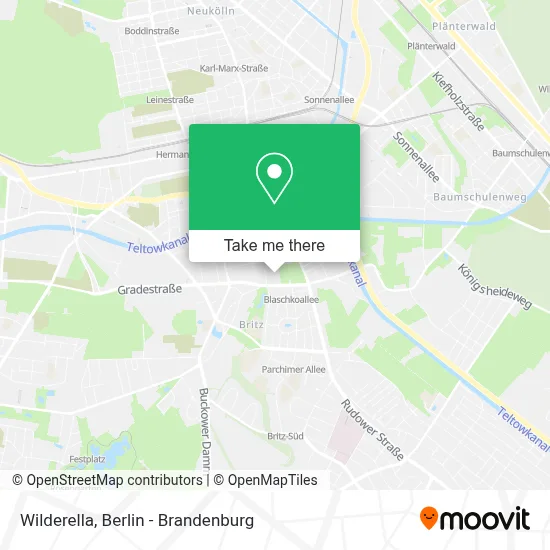 Wilderella map