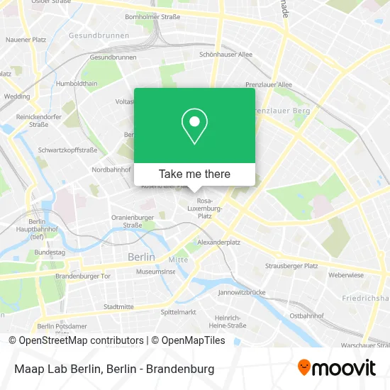 Maap Lab Berlin map