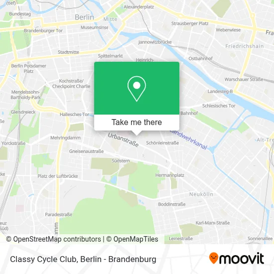 Classy Cycle Club map
