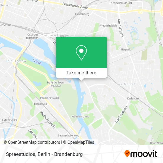 Spreestudios map
