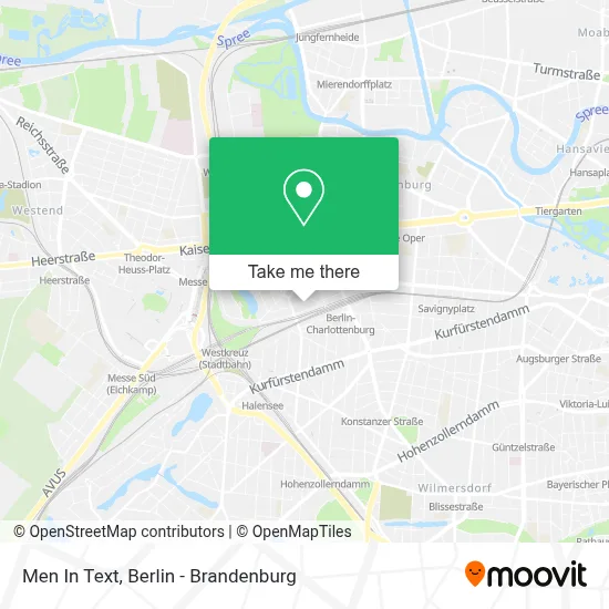 Men In Text map