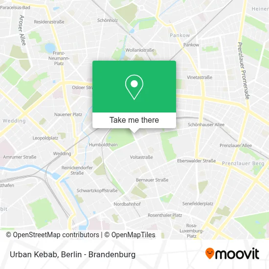 Urban Kebab map