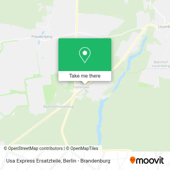 Usa Express Ersatzteile map