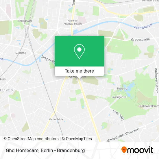 Ghd Homecare map