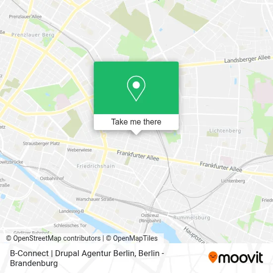 B-Connect | Drupal Agentur Berlin map