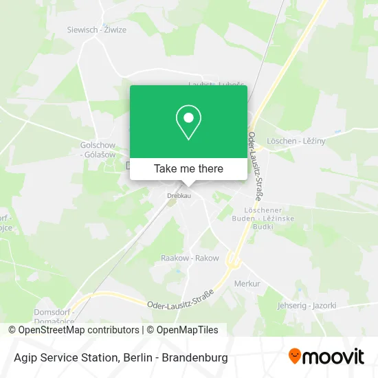 Agip Service Station map