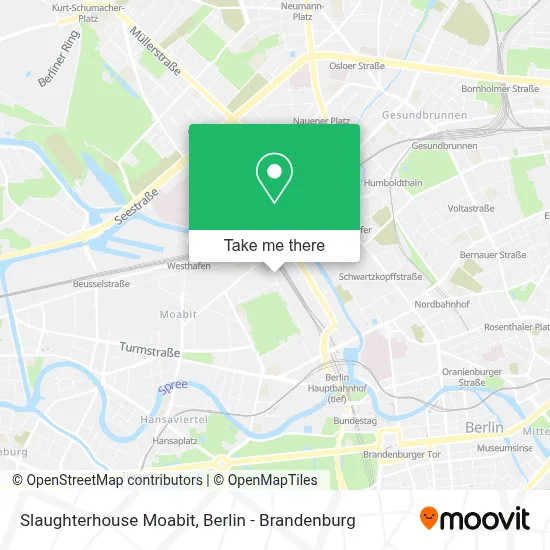 Slaughterhouse Moabit map