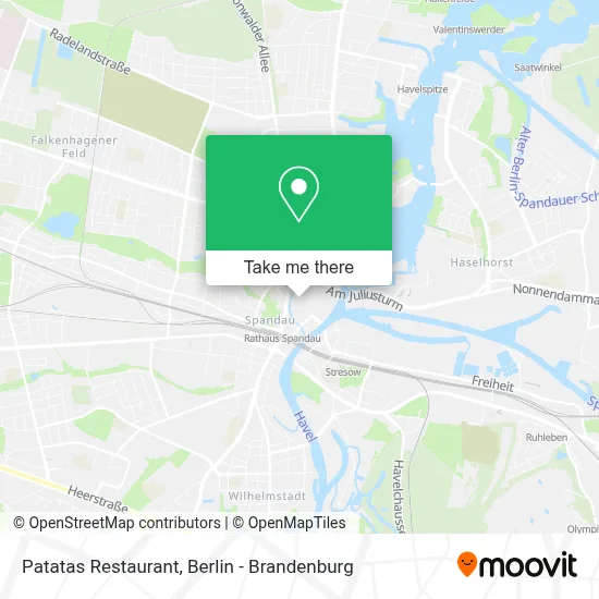 Patatas Restaurant map
