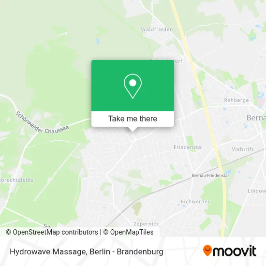 Hydrowave Massage map