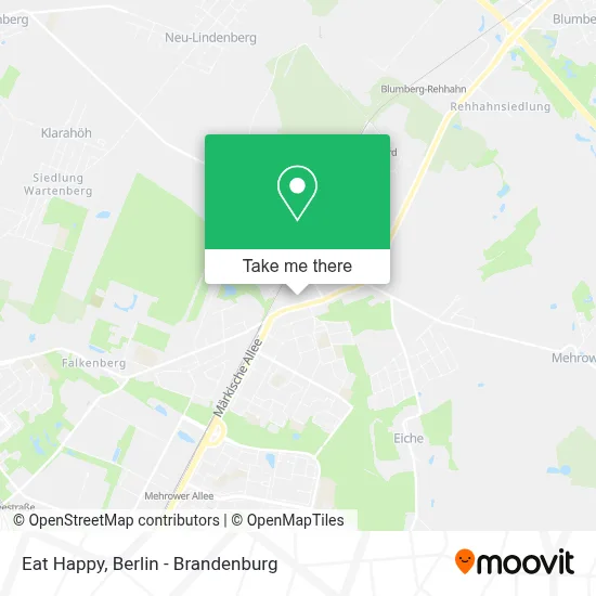 Eat Happy map