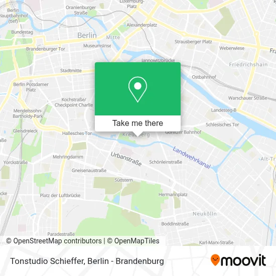 Tonstudio Schieffer map