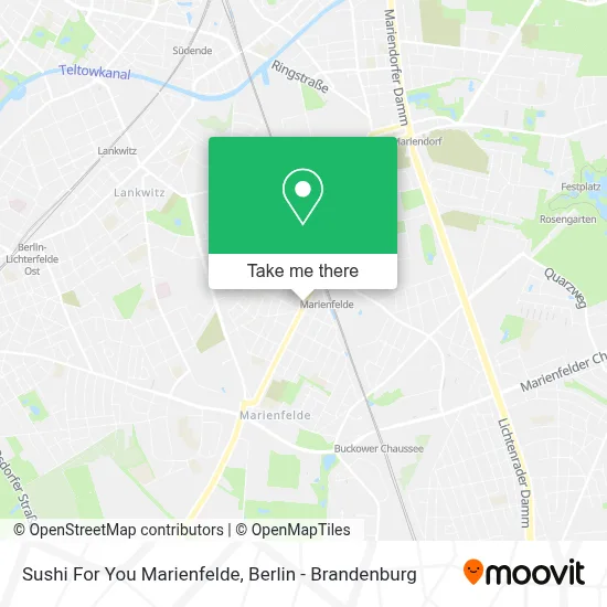 Sushi For You Marienfelde map