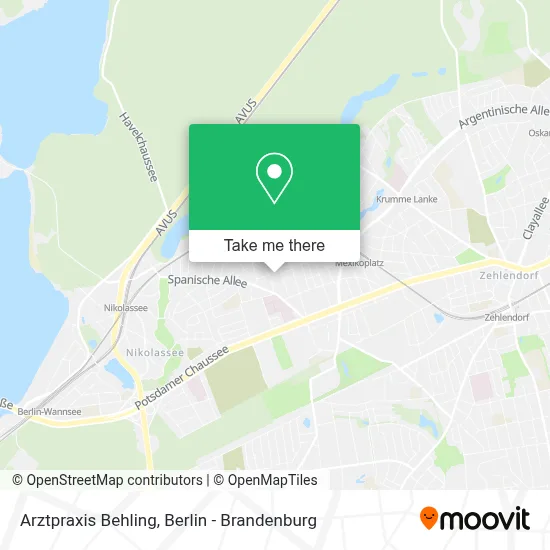 Arztpraxis Behling map