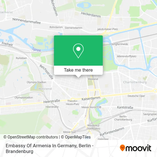 Embassy Of Armenia In Germany map