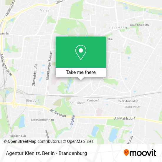 Agentur Kienitz map