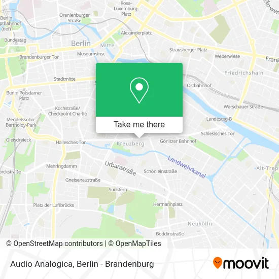 Audio Analogica map
