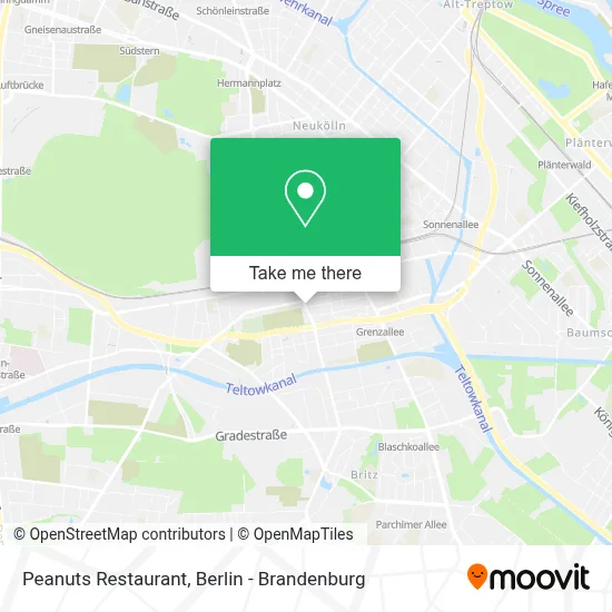 Peanuts Restaurant map