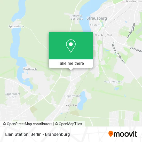 Elan Station map