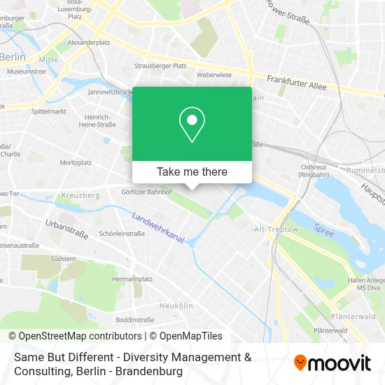 Same But Different - Diversity Management & Consulting map