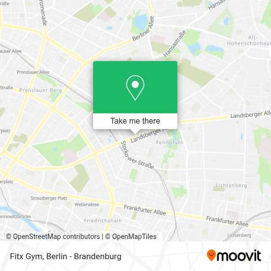 Fitx Gym map
