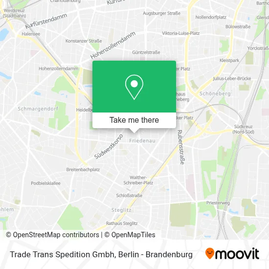 Trade Trans Spedition Gmbh map