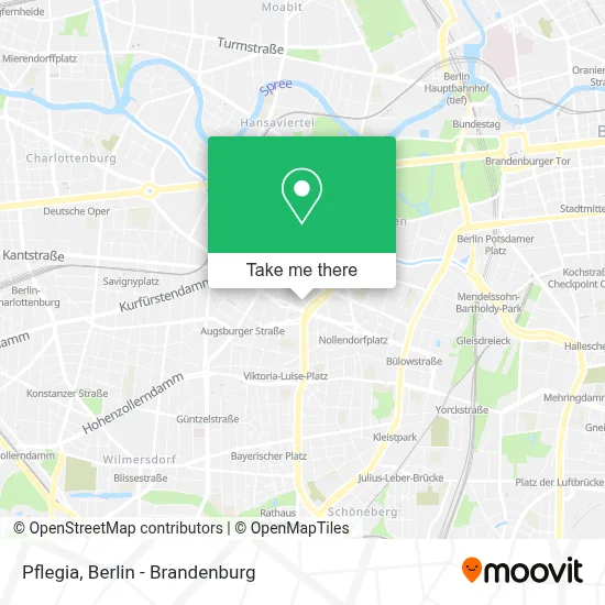 Pflegia map