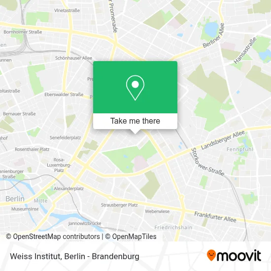 Weiss Institut map