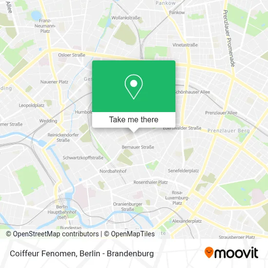 Coiffeur Fenomen map