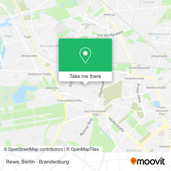 Rewe map