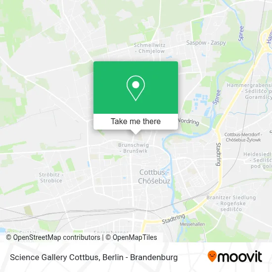 Science Gallery Cottbus map