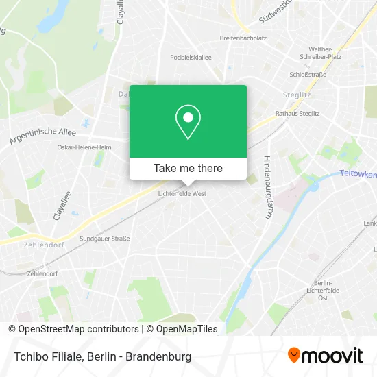 Tchibo Filiale map