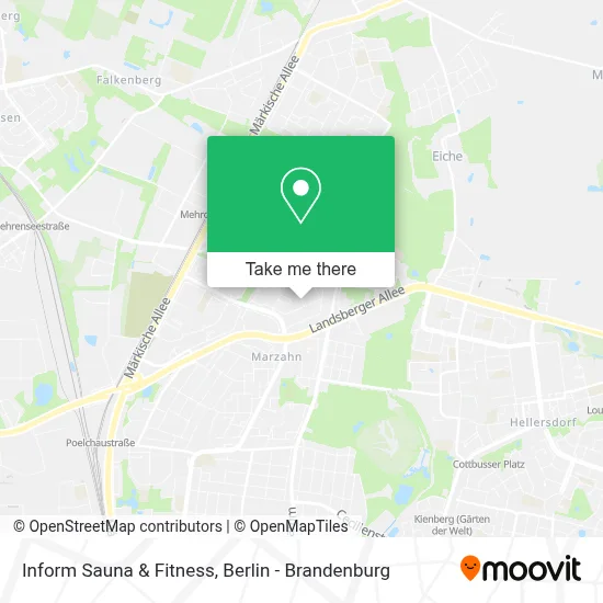Inform Sauna & Fitness map