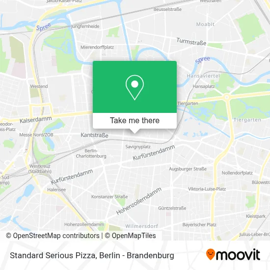 Standard Serious Pizza map